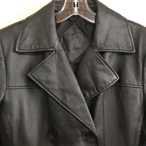 Jacqueline Ferrar black genuine leather jacket - Picture 3 of 8